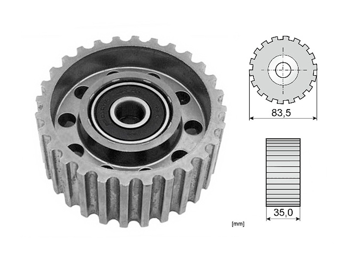 Tensor Guia Correa Dist. Toyota Hilux/Hiace Diesel 89-04
