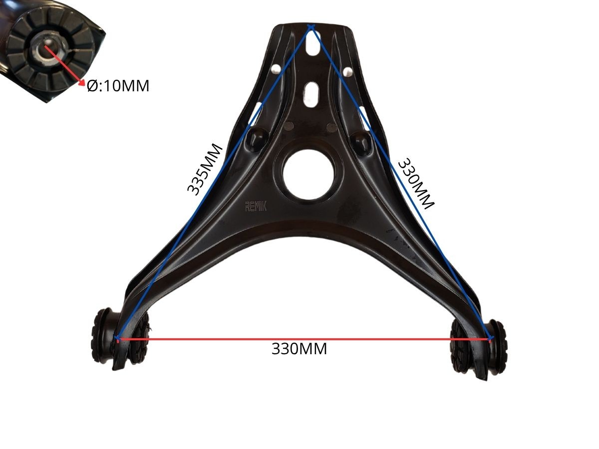 Parilla De Suspension Delantera Volks Gol I/Saveiro/Parati/Amazon 80-99 Izq