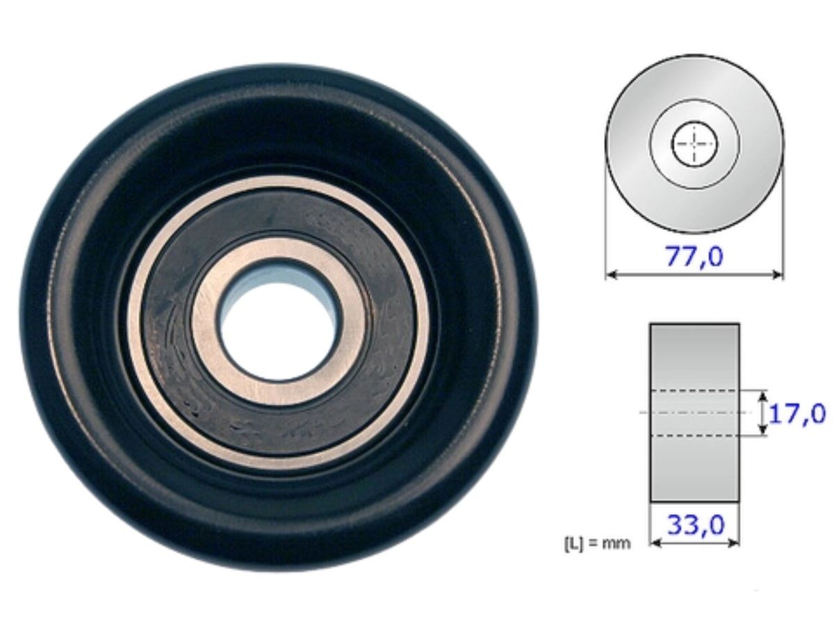 Tensor Guia Correa Hyundai H1 Carroceria Tq Starex/H350  Hyundai Camion Porter  Kia Sorento  Kia Camion Bongo K2500 Tdi Diesel 05-25