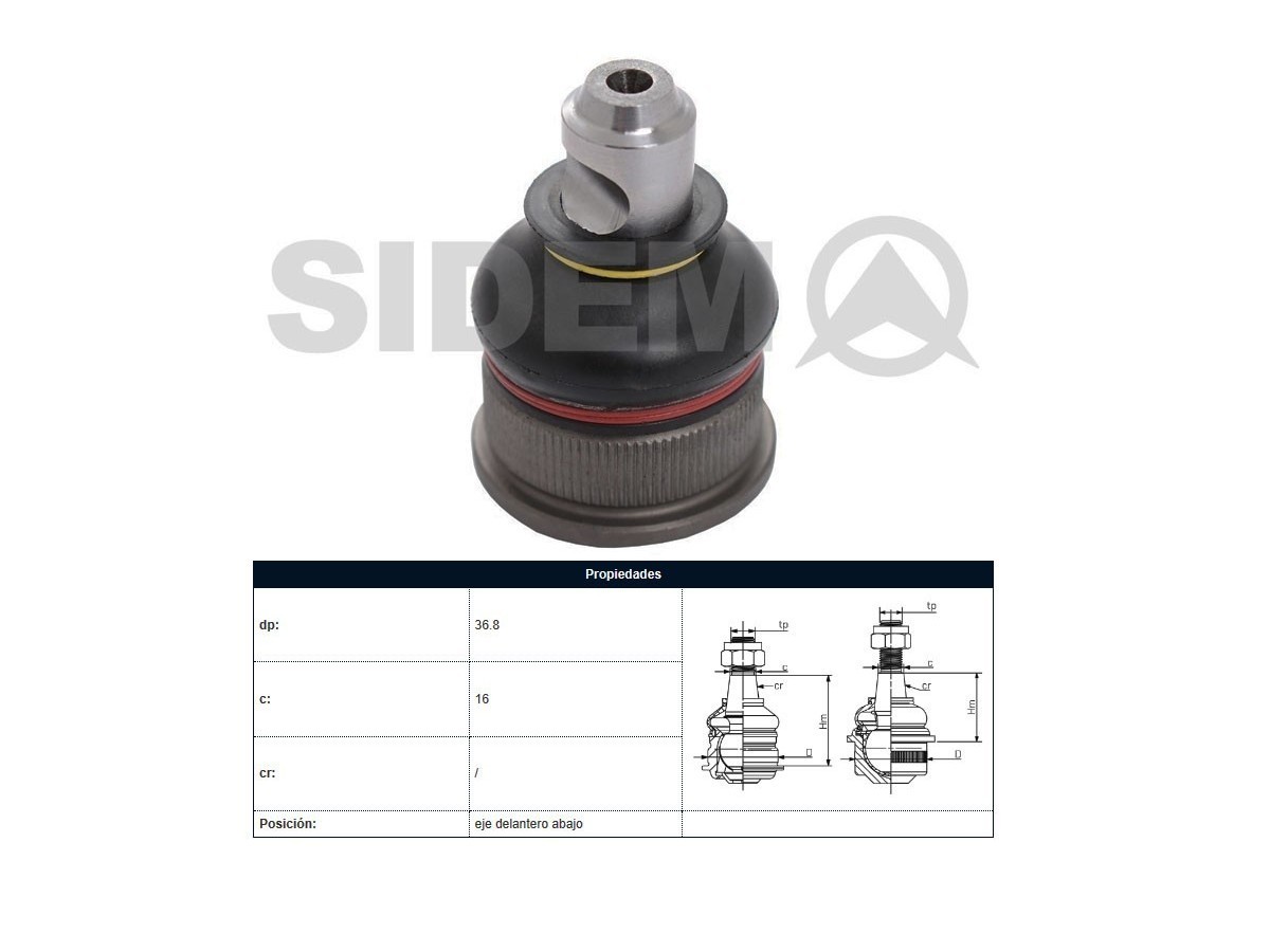 Rotula Del Citroen Ax/Saxo, Peug 106 86-25 Der/Izq