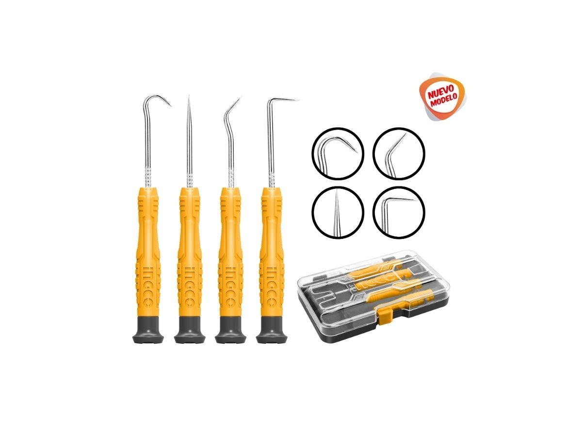 JUEGO DE GANCHOS MINI INGCO HKPHS0401