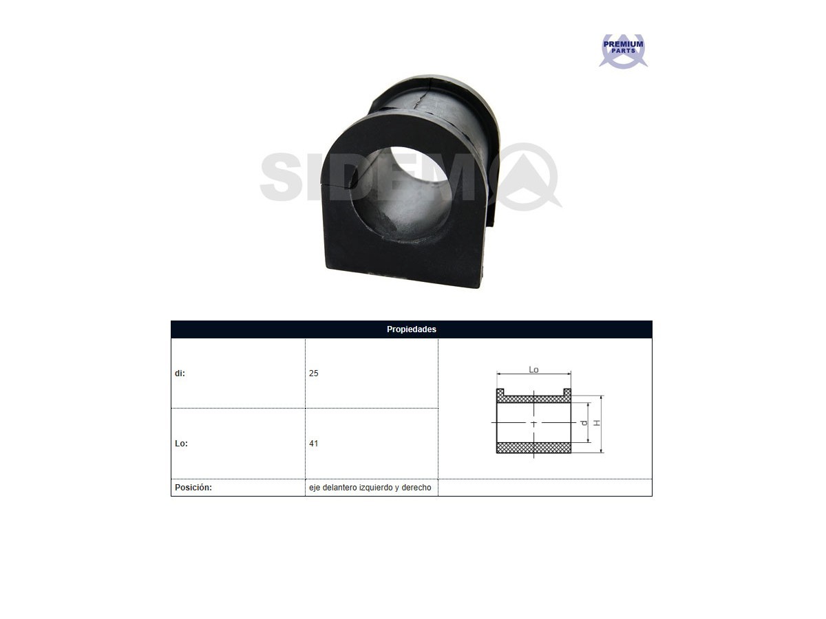 Buje Mitsubishi L200 01-06 Der/Izq