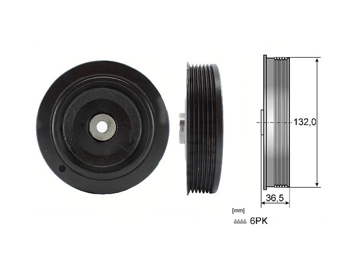 Polea Damper Renault Megane 96-99