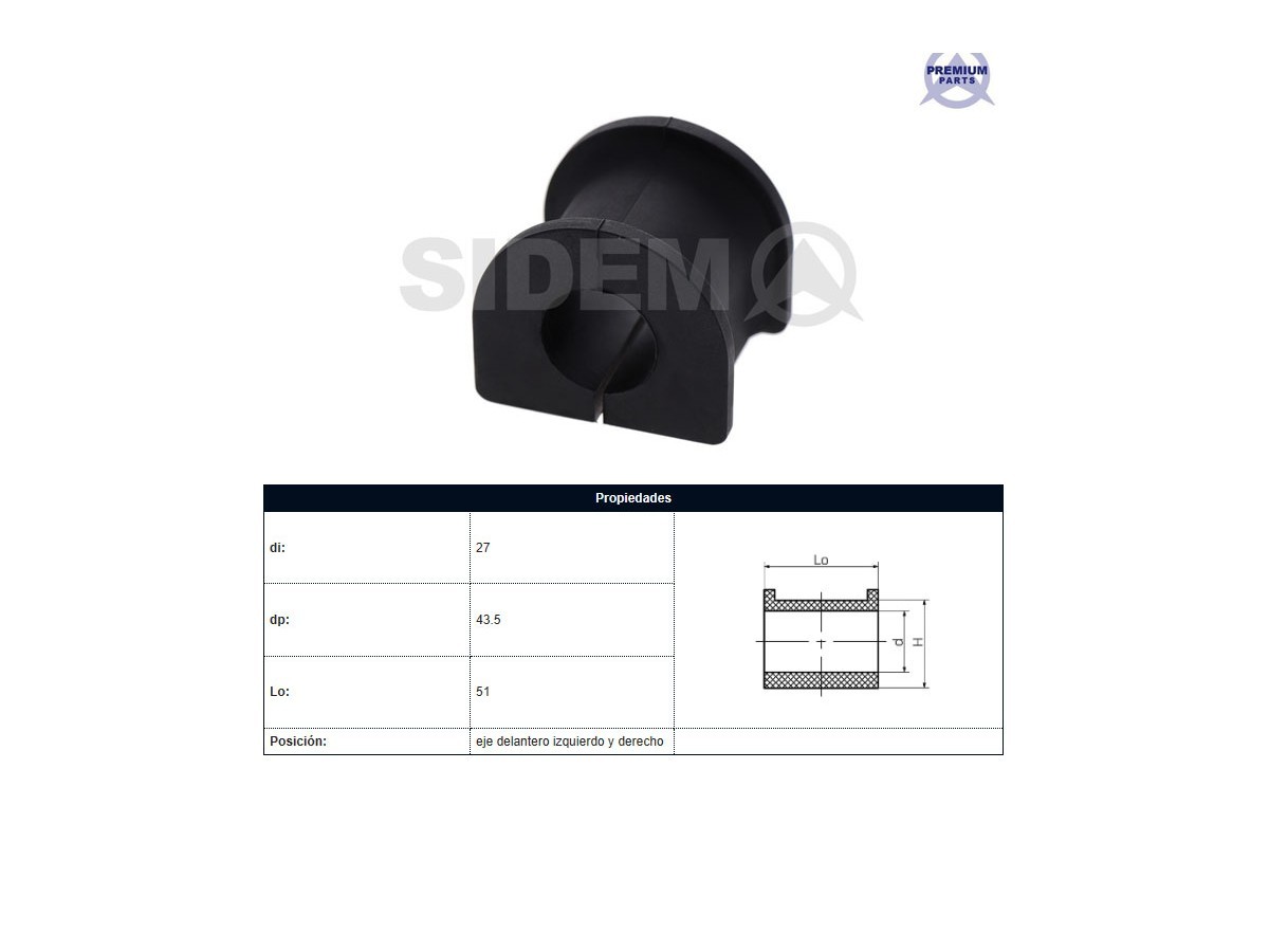 Buje Volks Amarok 4X2 - 4X4 11-25 Der/Izq