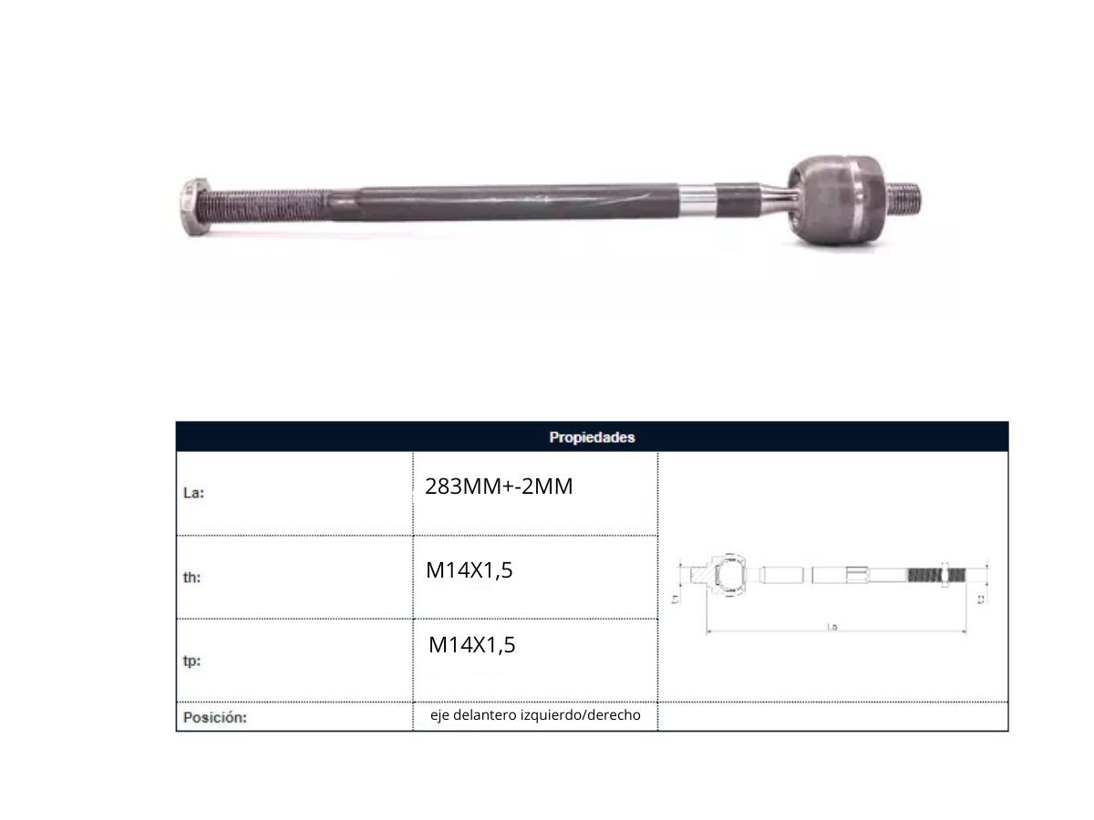 Mate Chevrolet Celta Corsa 95-16 Der/Izq