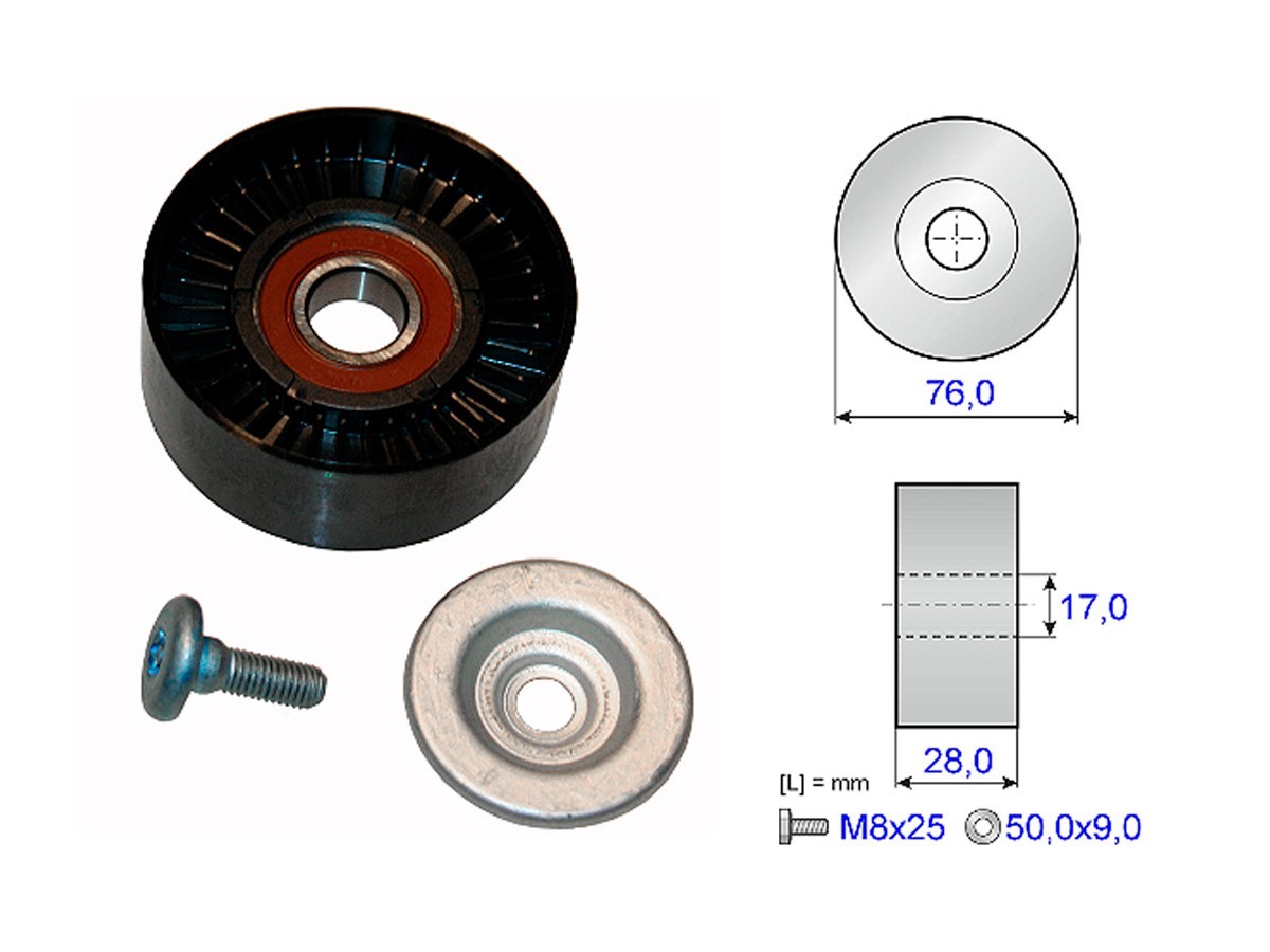 Tensor Guía Correa Accesorios