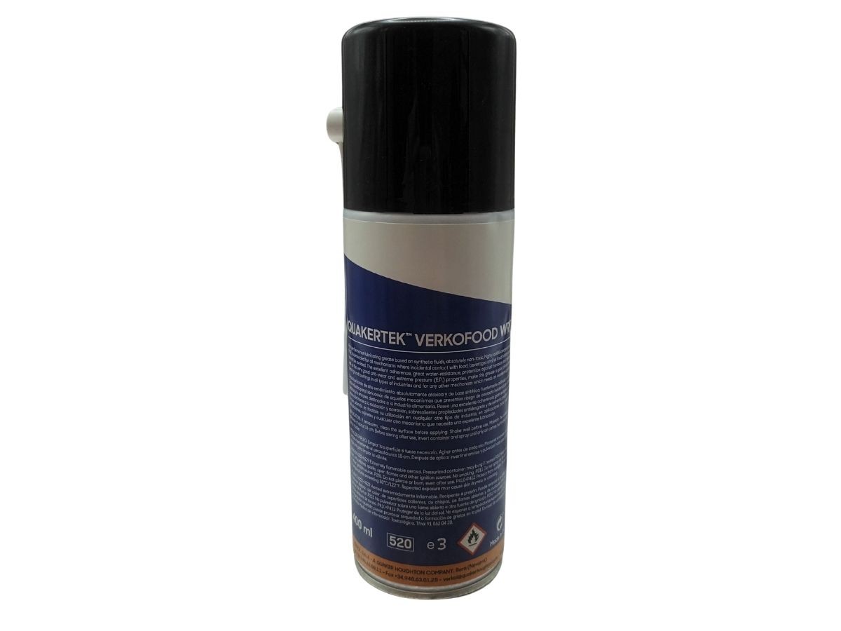 Grasa Multiuso Grado Alimenticio En Spray Atoxica Verkofood Wrt Verkol 400 Ml
