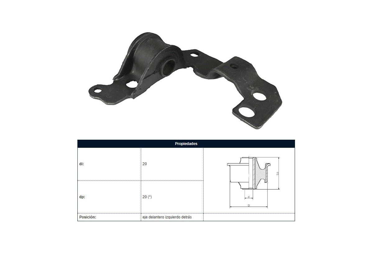 Soporte Parilla Fiat Palio Siena 97-25 Izq