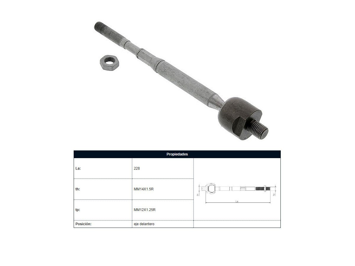 Mate Nissan Note/March/Kicks/Versa 11-25 Der/Izq