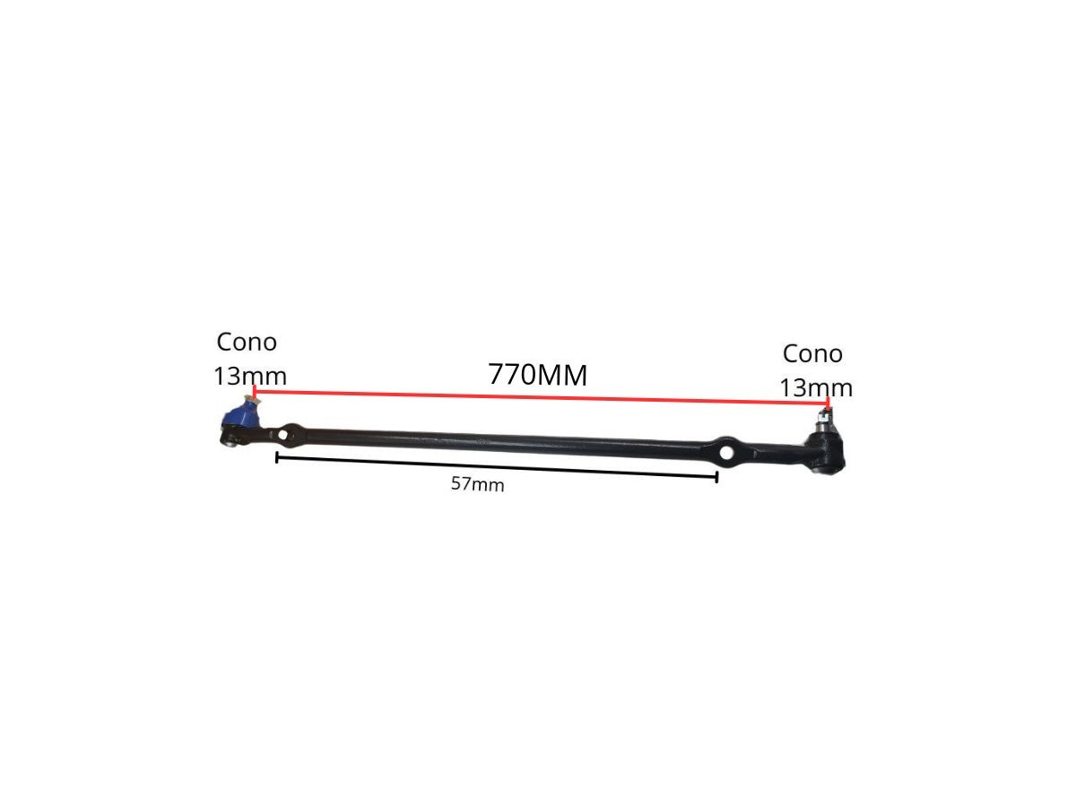 Barra De Direccion Nissan D21 Mexico/720 Diesel 83-97