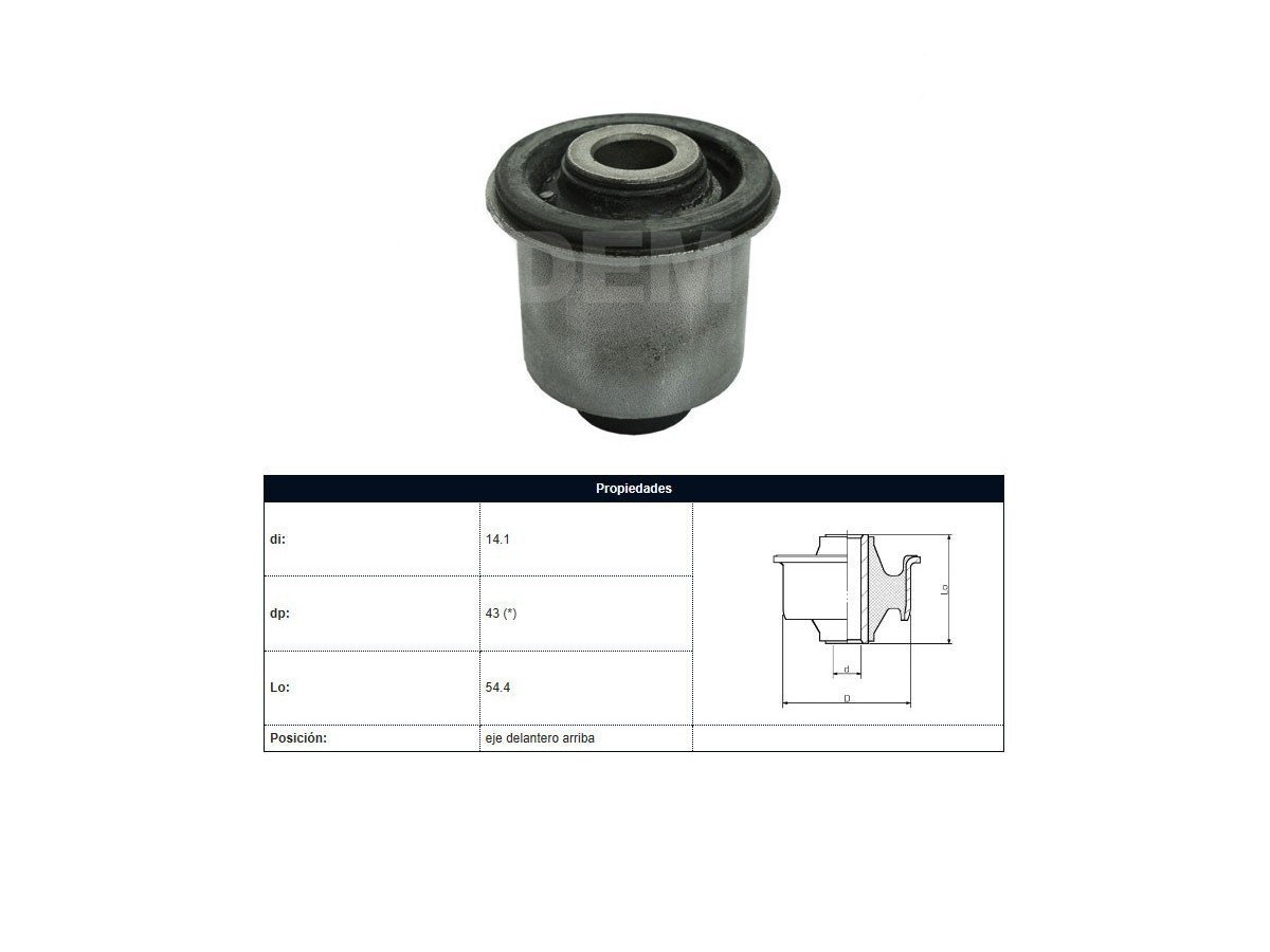 Buje Nissan D23 - Frontier - Np300 15-25 Der/Izq