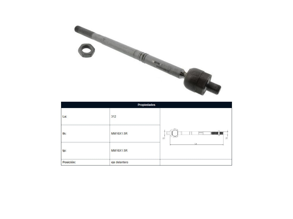 Mate Audi A3/Q3  Seat Leon Sc/Leon Cupra Sc  Volks Vento/Golf/Tiguan 03-25 Der/Izq