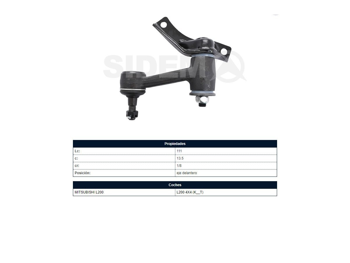 Brazo Auxiliar Mitsubishi L200 93-95