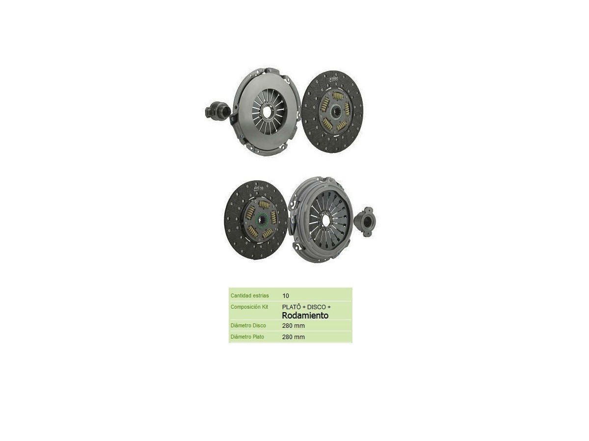 Kit Embrague Iveco Daily 3.0 Ø280-Est.10