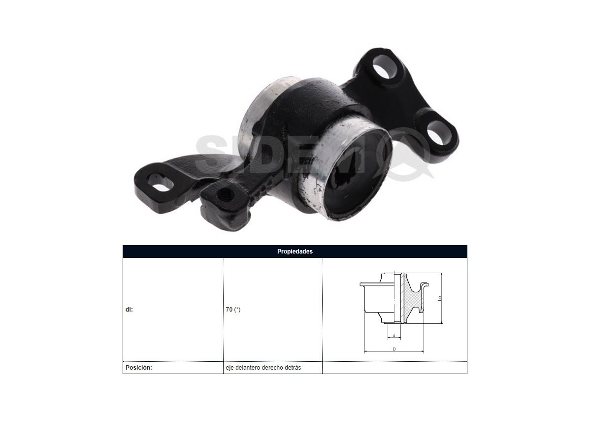 Soporte Parilla Del  BMW X1 Sdrive 20I T (F48)/X1 Sdrive 18 Diesel (F48)/X1 Sdrive 18I City (F48)/X1 Xdrive 25I T (F48) 15-25 Der