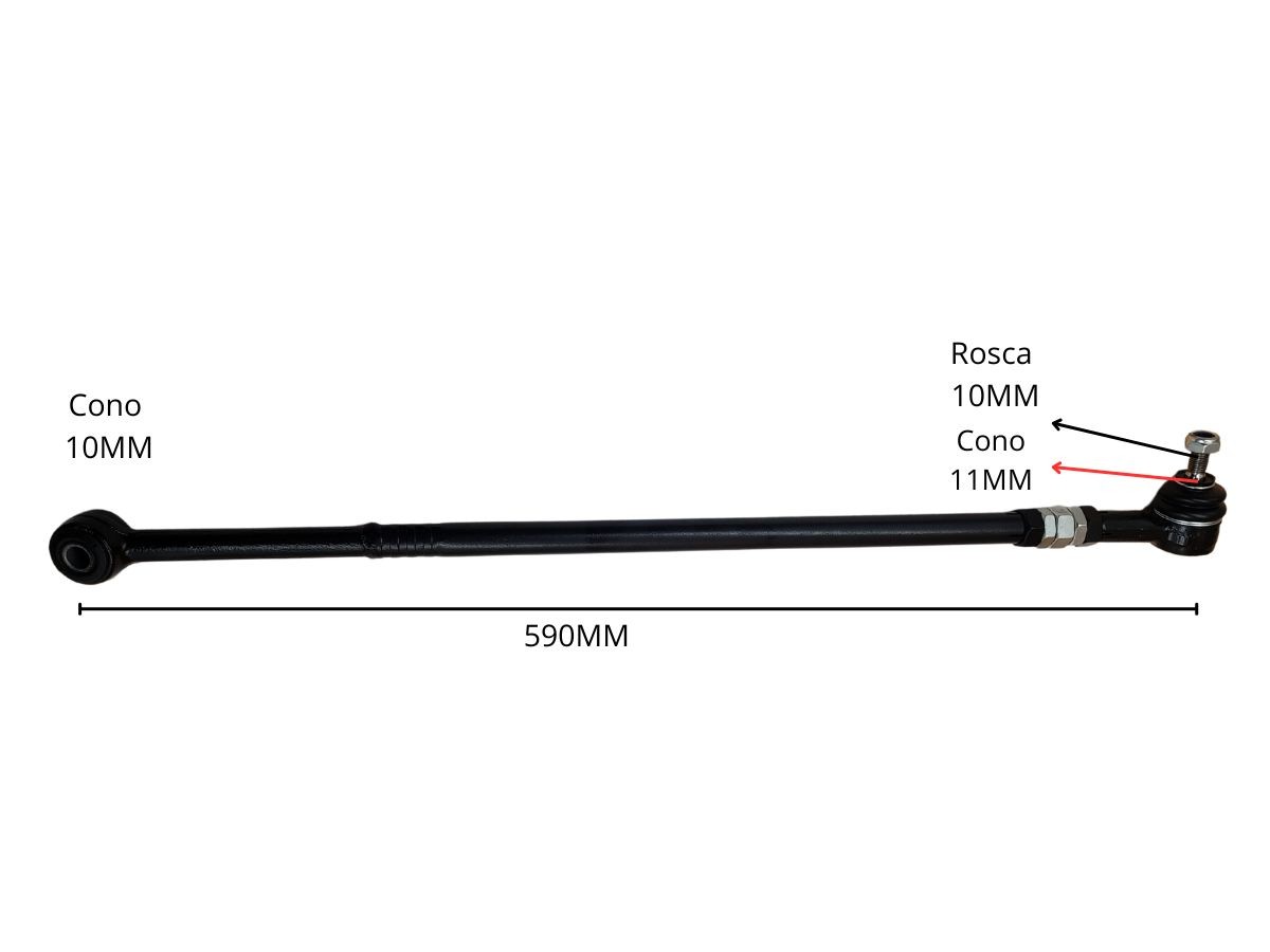 Barra Direccion Volks Amazon Senda Parati Saveiro Gol Ii Gol I 80-99 Izq