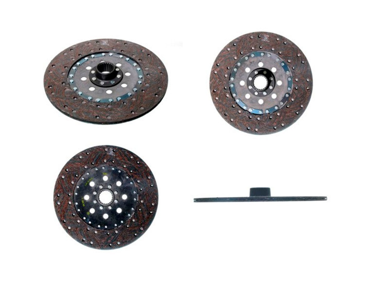 Disco Embrague Interno Trasmicion Valmet Tractores Vt1280 Doble Disco/Vt1380 Doble Disco/Bh140 / Bh160 / Bh180 Doble Disco Embrague 91-25 Ø350-Est.22