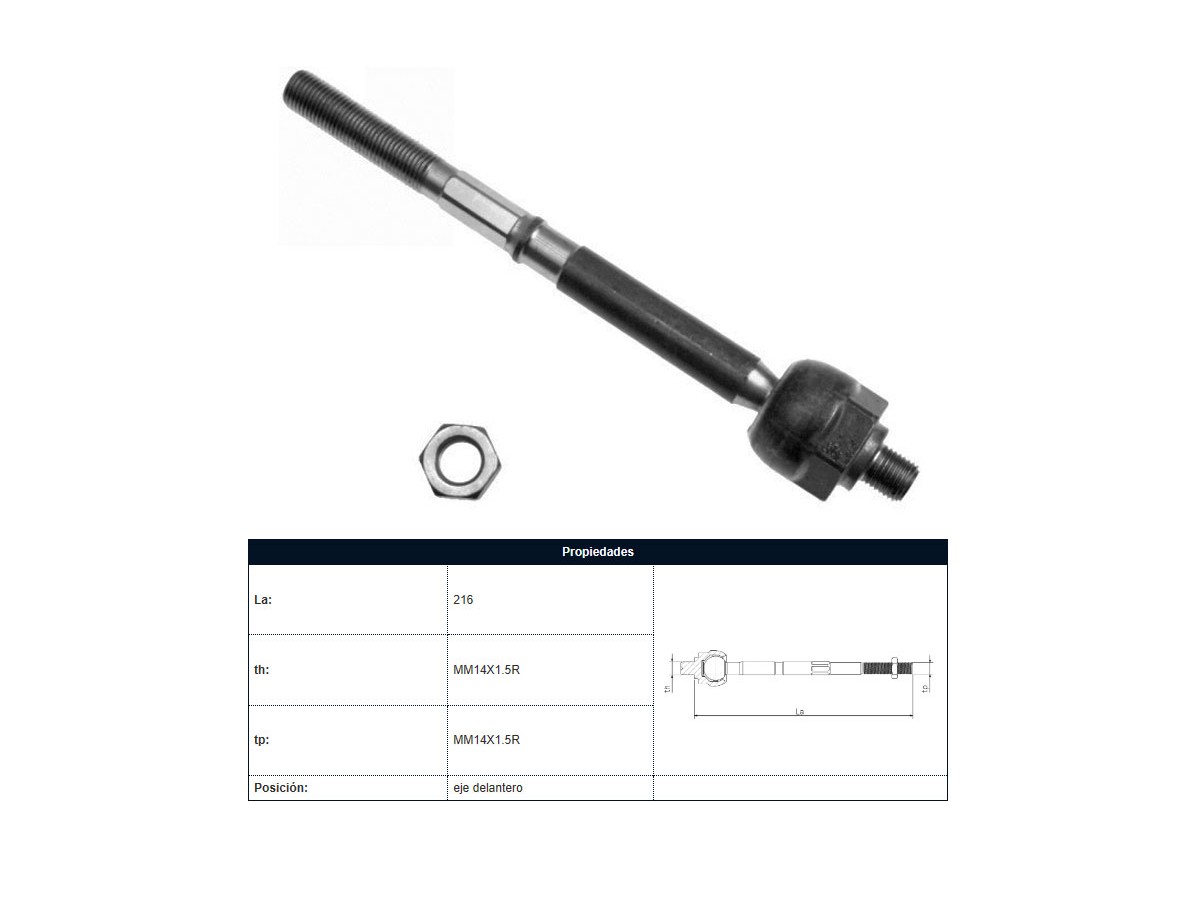 Mate Renault Megane 00-05 Der/Izq