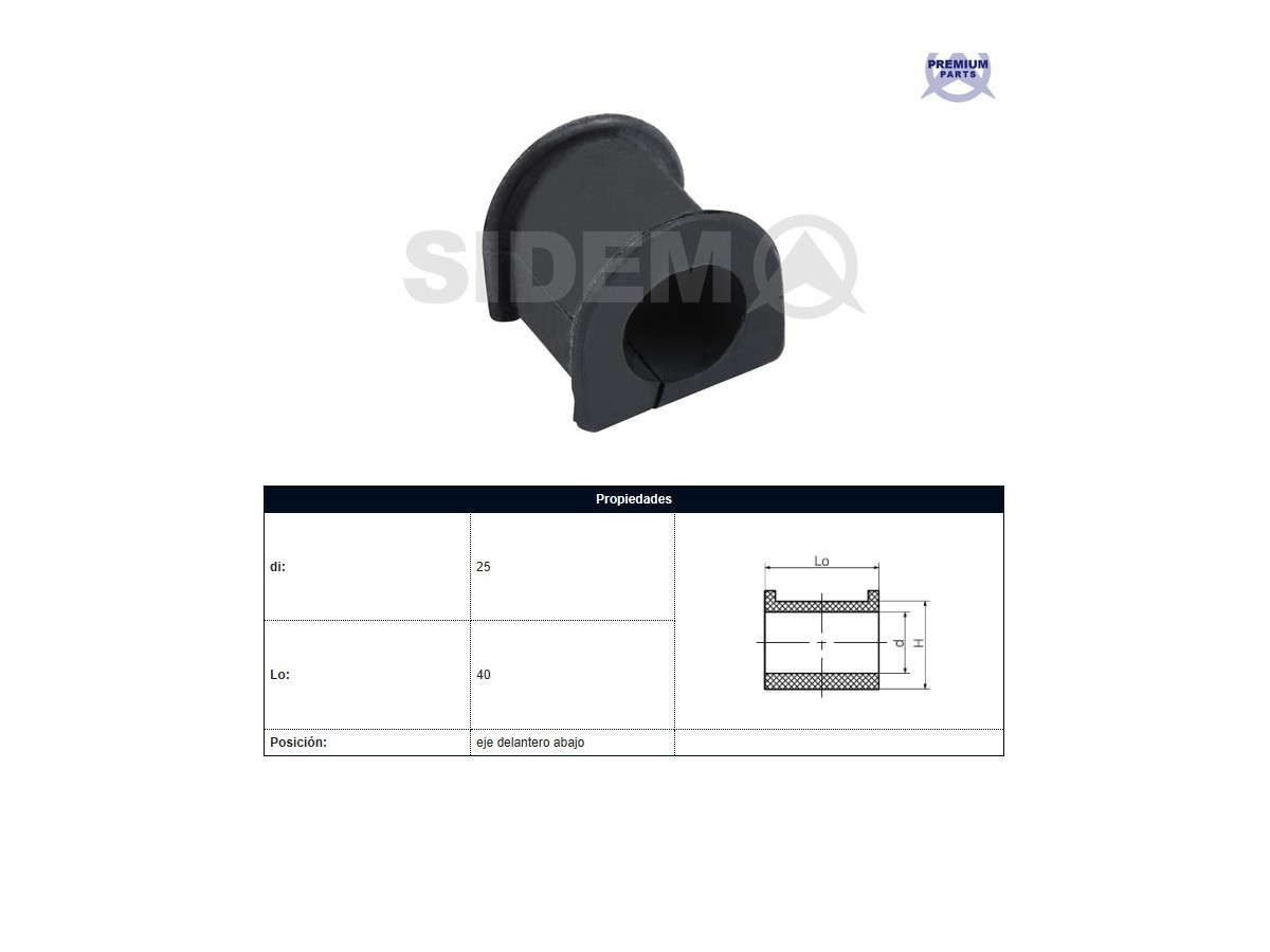 Buje Toyota Hilux 97-04 Der/Izq