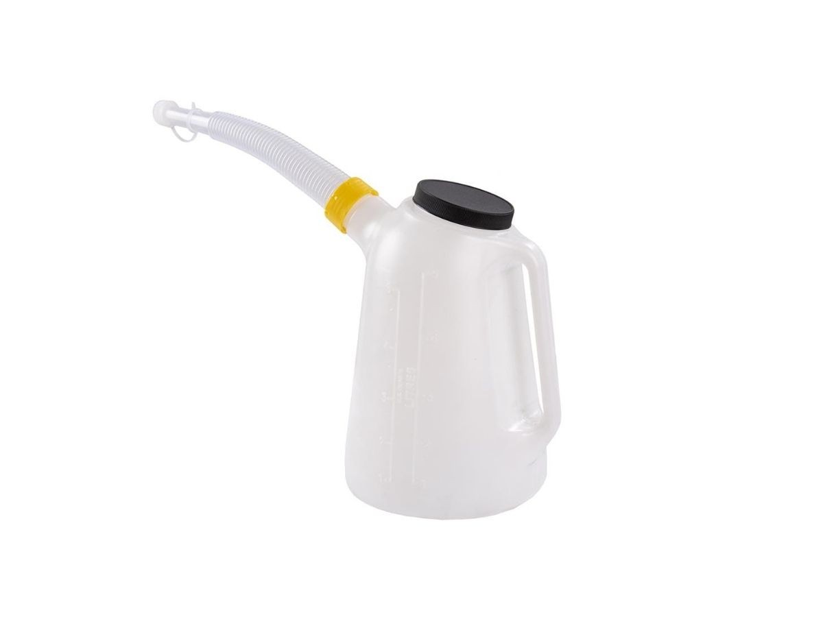 Herramienta Jarra De Lubricacion Garrafa De Polietileno Graduado De 5 Lt