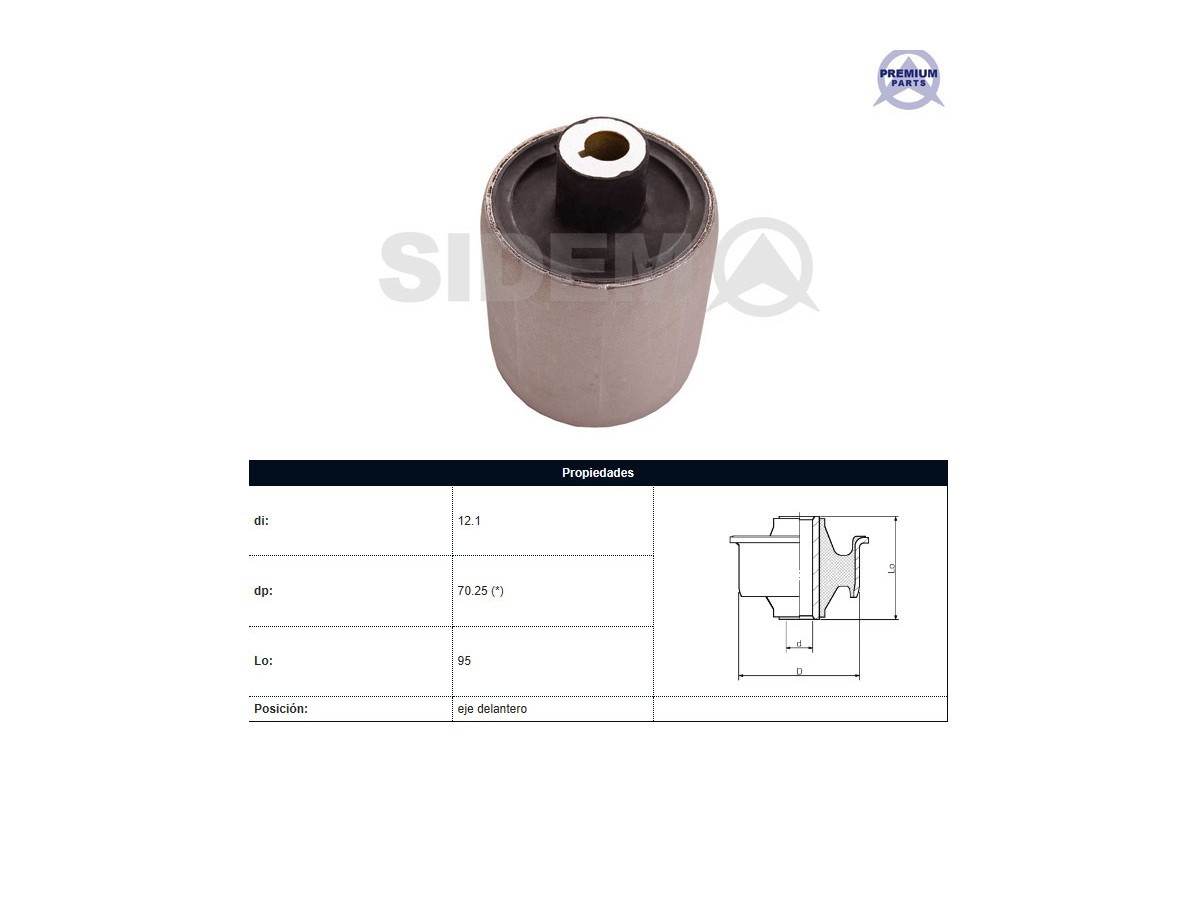 Buje BMW 330I (F30)/328I (F30)/318I (F30)/320I (F30)/316I (F30) 11-19 Der/Izq