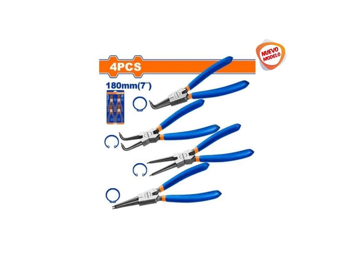 SET 4 PINZAS SACA SEGUROS WADFOW