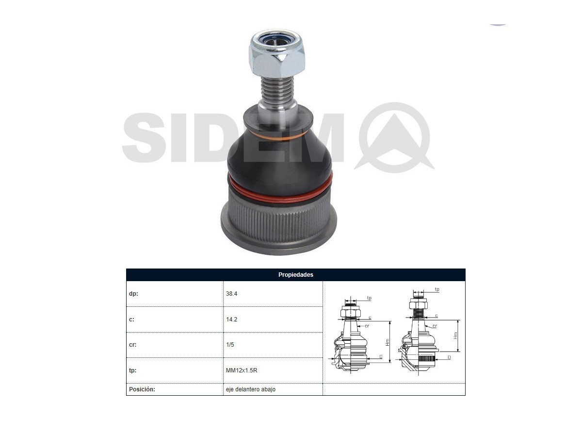 Rotula Del Renault Laguna 93-01 Der/Izq