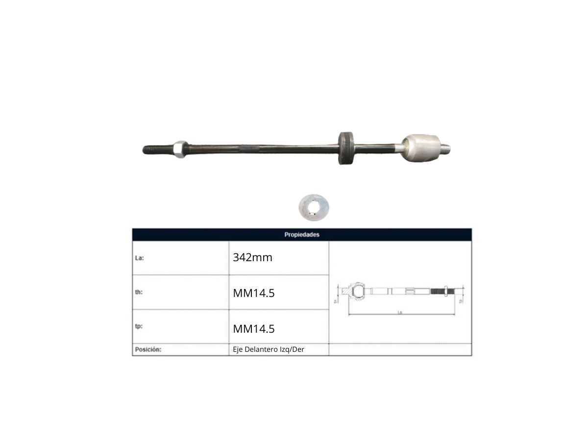 Mate Volks Polo 95-03 Der/Izq