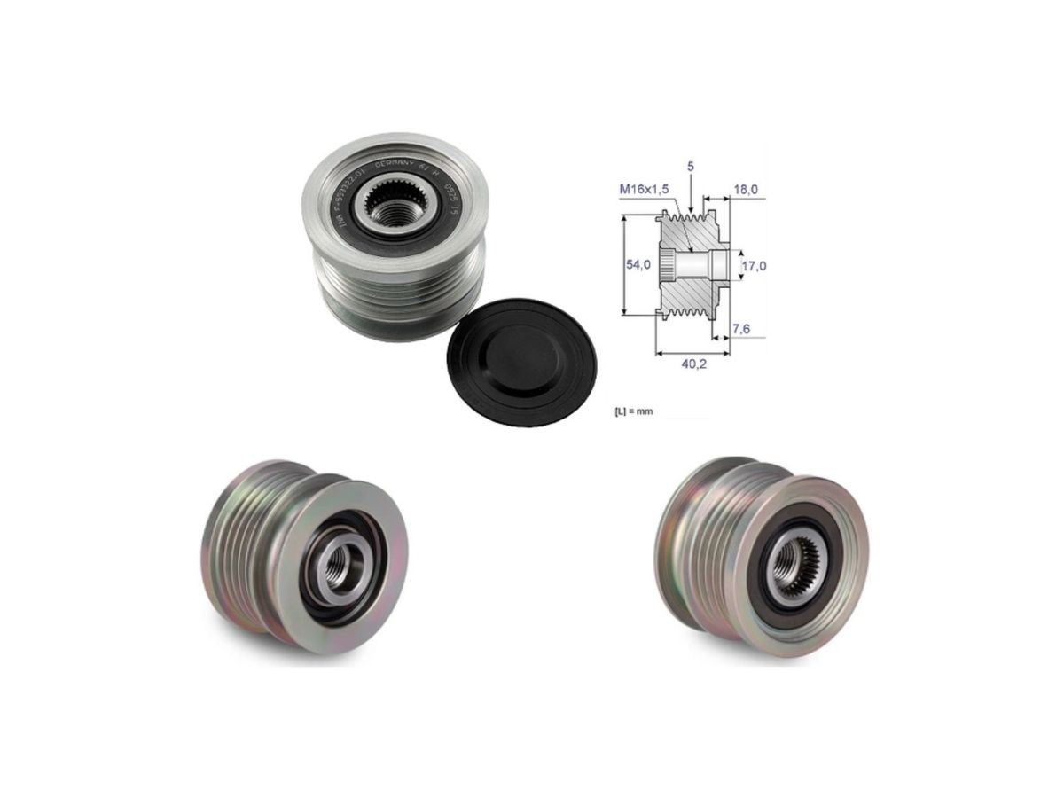 Polea Alternador Marcha Libre Alt Chevrolet Cruze I Lt - Ltz 08-16