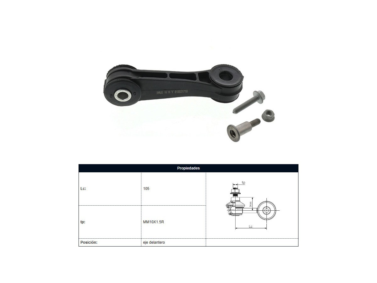 Bieleta Audi A3, Volks Bora Golf 96-25 Der/Izq