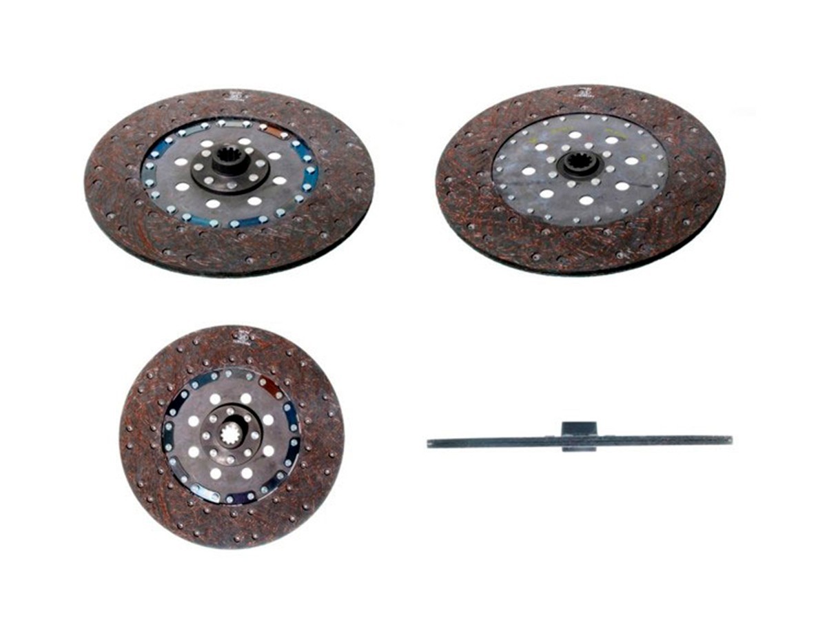 Disco Embrague Externo Toma De Fuerza Valmet Tractores Vt1380 Doble Disco/Bh140 / Bh160 / Bh180 Doble Disco/Vt1280 Doble Disco Embrague 91-25 Ø350-Est.10