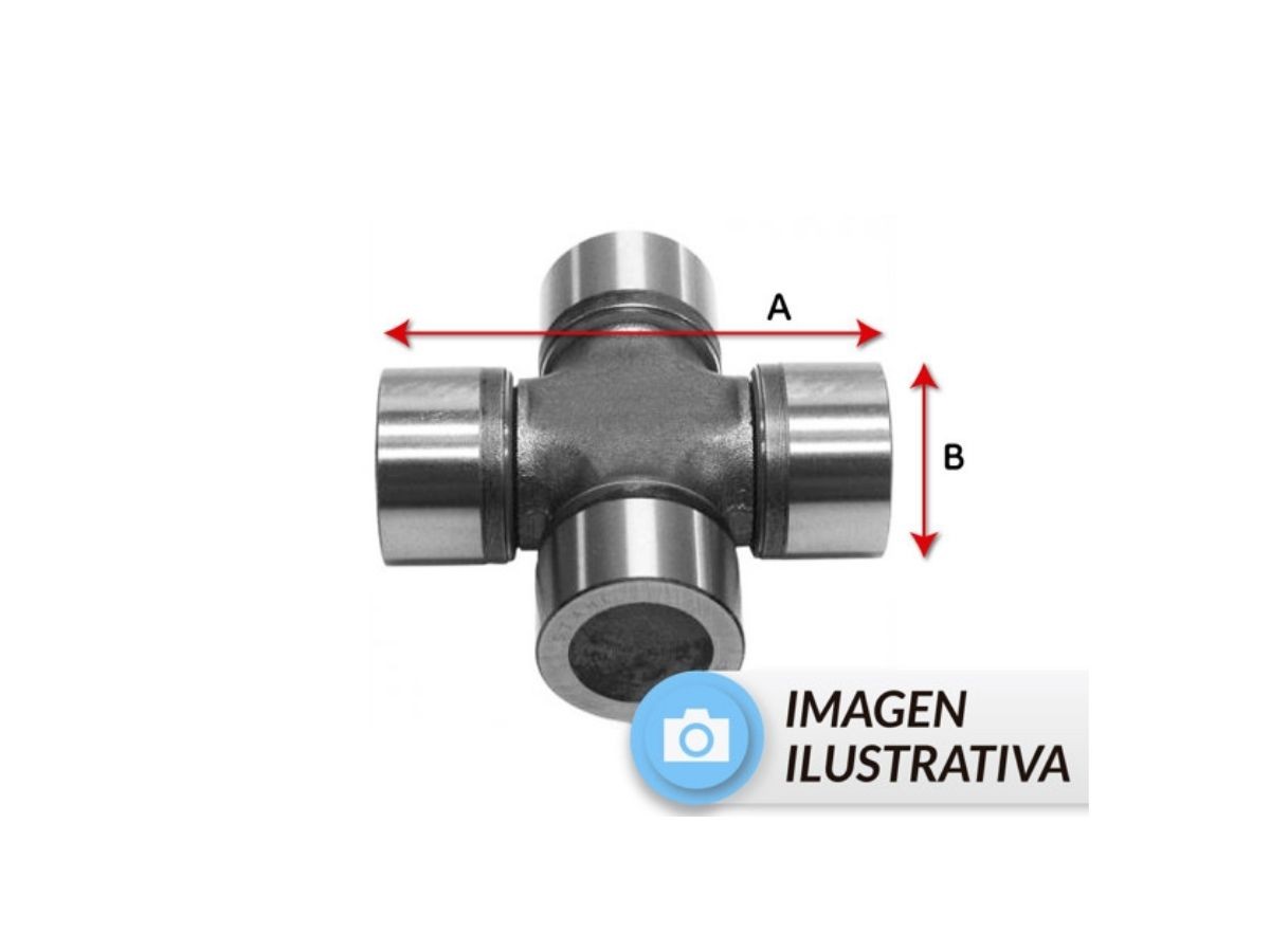 CRUCETA A:126.1mm B:34.9mm