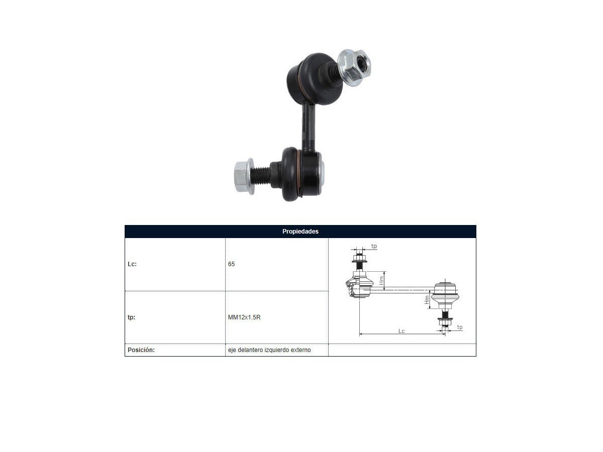 Bieleta Mitsubishi L200 07-14 Izq