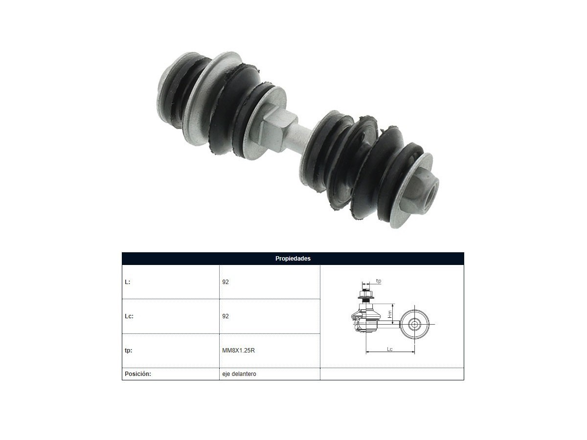 Bieleta Byd F0 Gli Citroen C1 Faw V5 Jac J2 Peug 108 107 Toyota Yaris Etios 99-25 Der/Izq