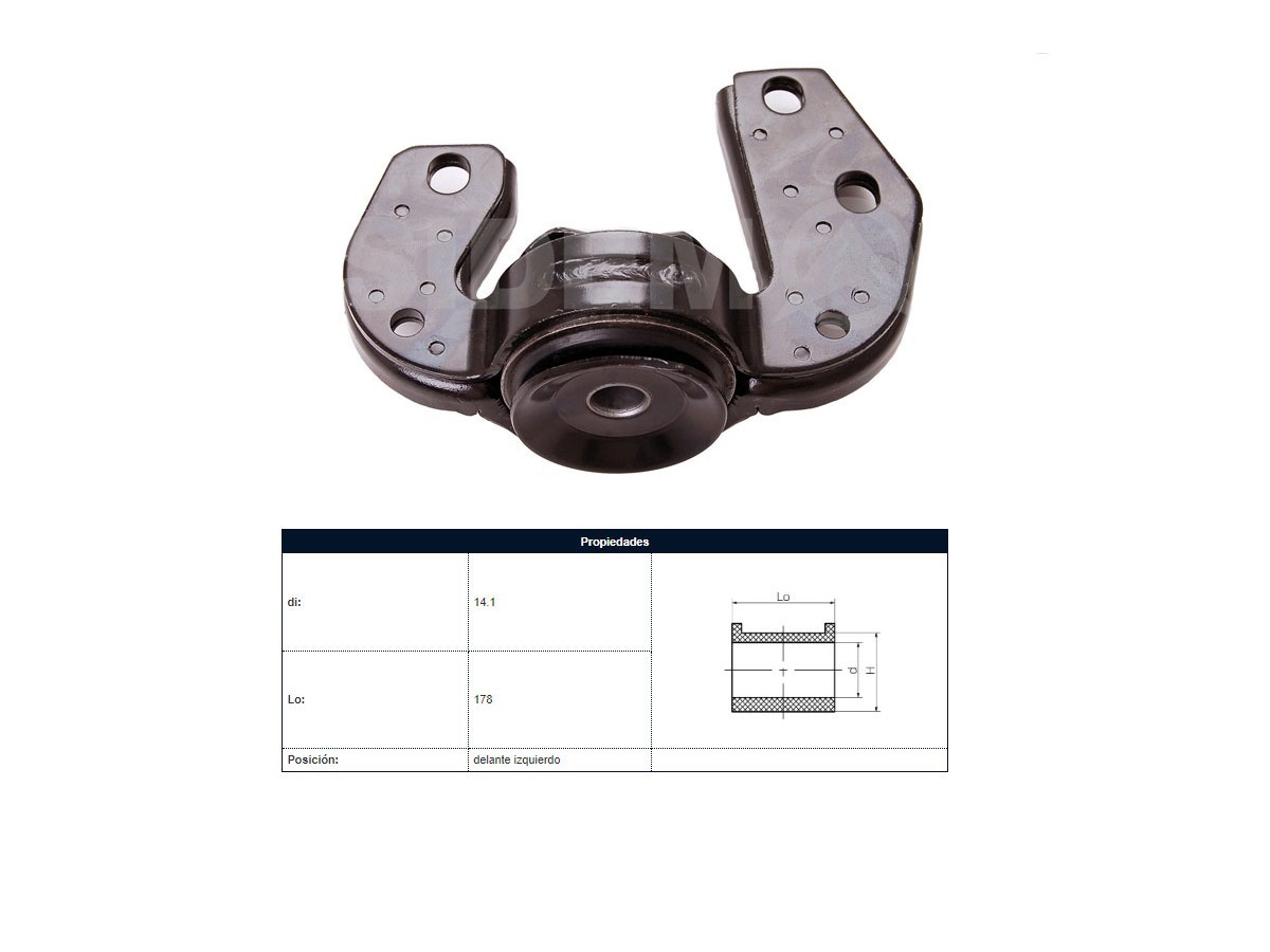 Soporte Barra Tensora Chevrolet Corsa Combo/Celta/Corsa 95-16 Izq