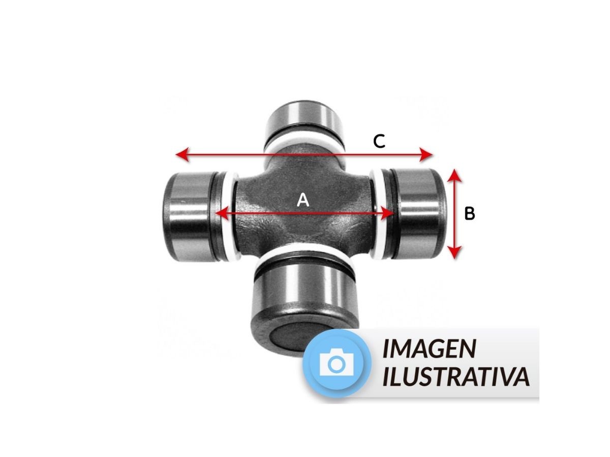 CRUCETA A:47.4mm B:29mm C:78mm