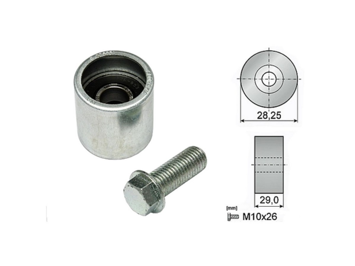 Tensor Guia Correa Distribucion  Audi A3/A4  Jac T6 Pick Up (Hfc1037Dkf)  Volkswagen Bora/Golf/Vento/Passat  94-25