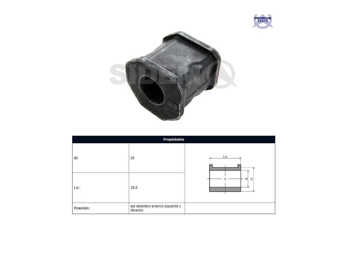 Buje Mitsubishi L200 01-06 Der/Izq