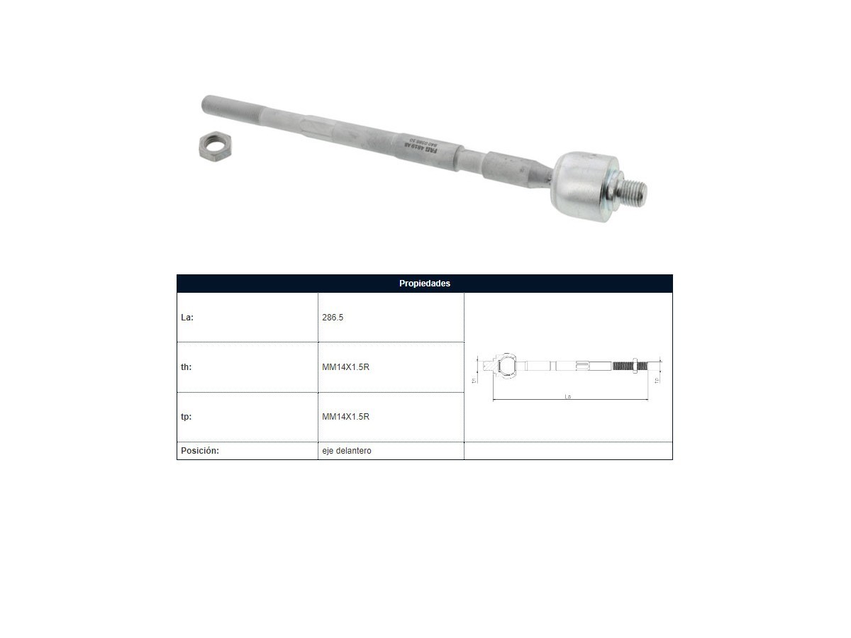 Mate Renault Megane Scenic 96-01 Izq/Der