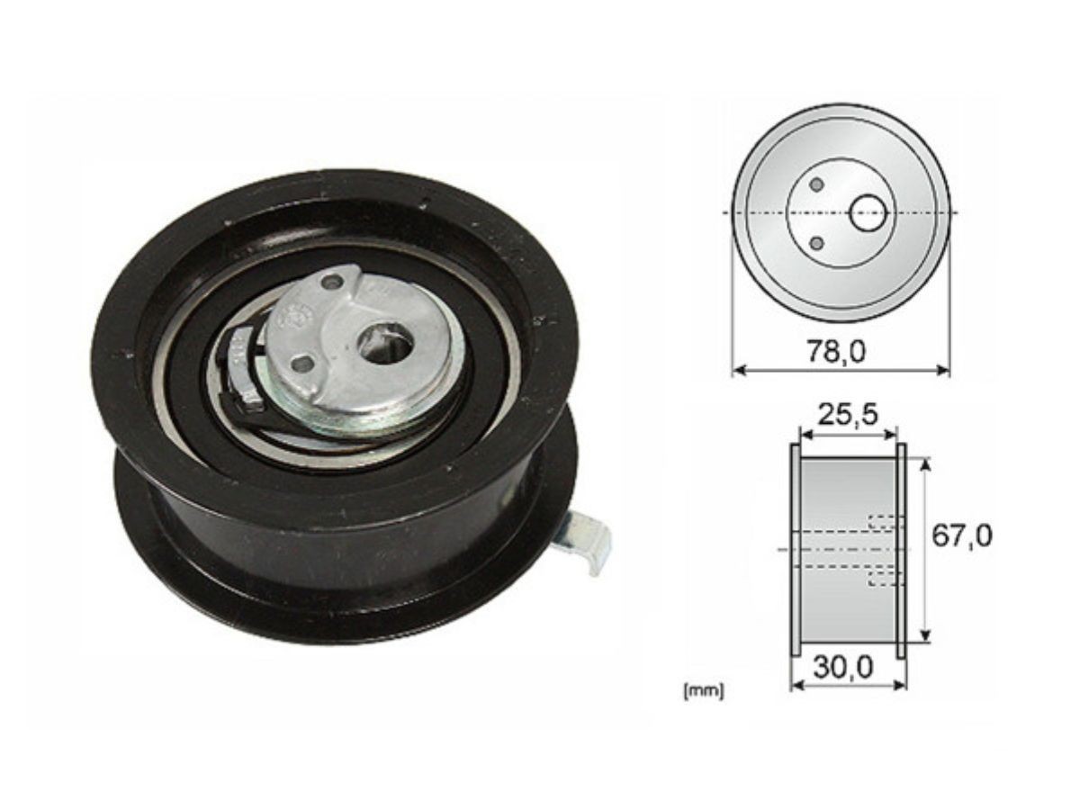 Tensor Correa Distribucion Seat Cordoba/Toledo Di/Inca Di  Volks Golf/Gol Iv/Iii/Polo/Saveiro/Passat/Suran Audi A4 1.9  93-25