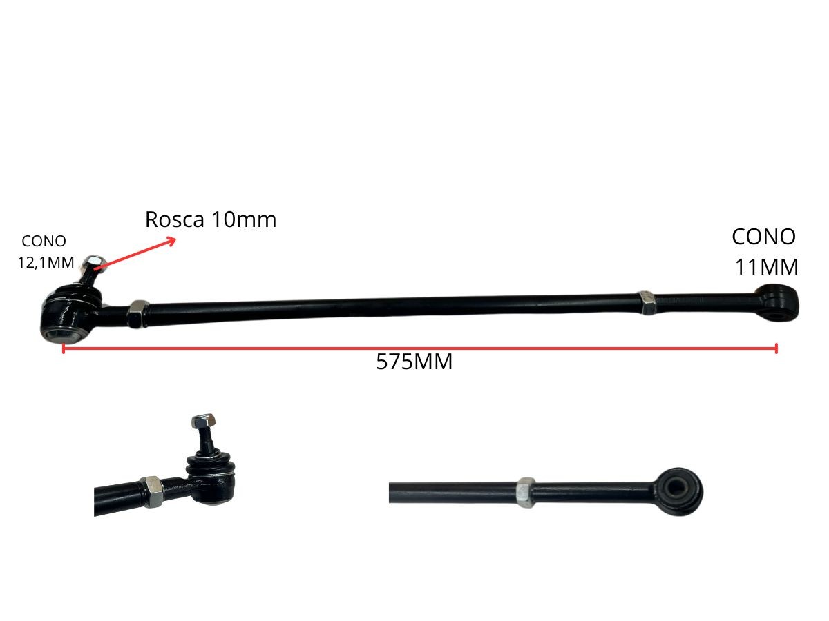 Barra Direccion Volks Gol I Amazon Senda Parati Gol Ii Gol Iii Gol Iv Saveiro 80-25 Izq