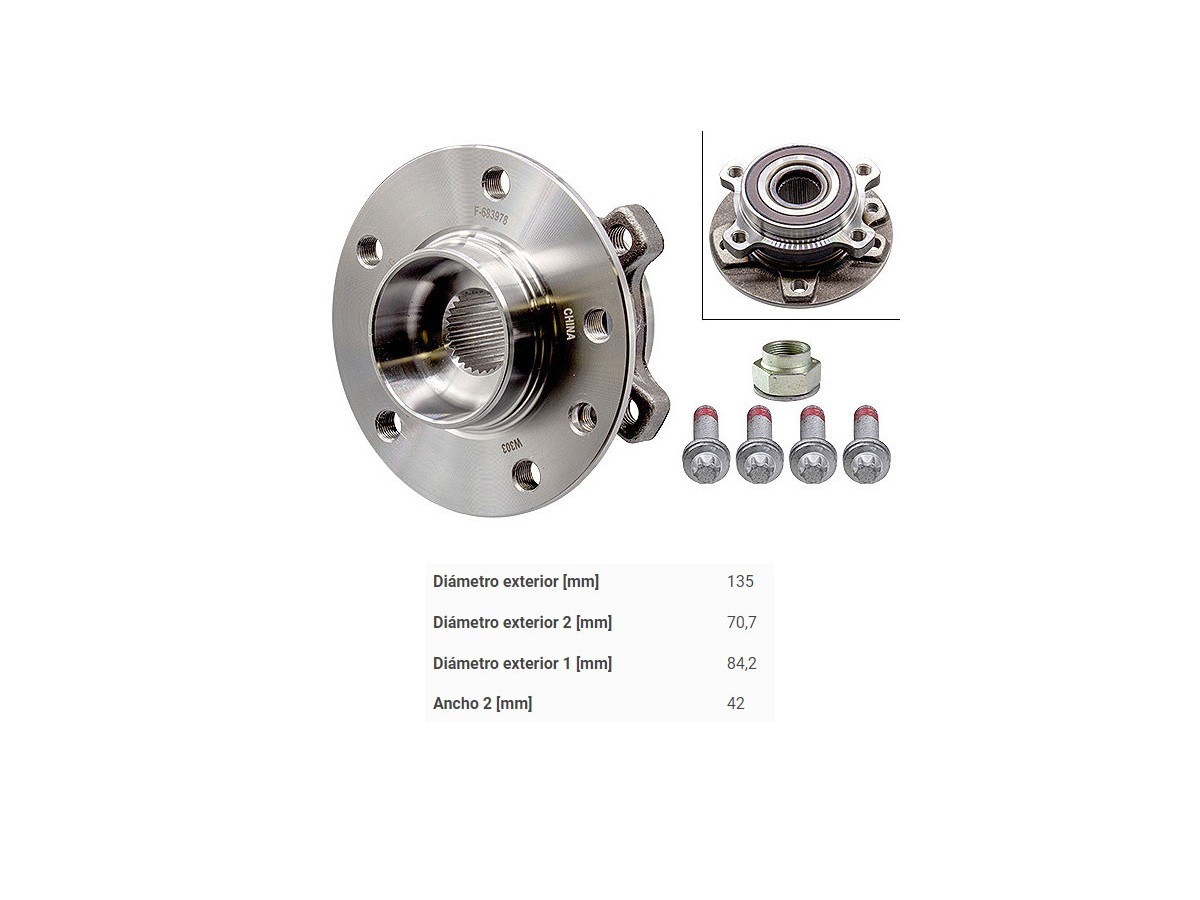 Rueda Delantera Maza Fiat Toro 24-25