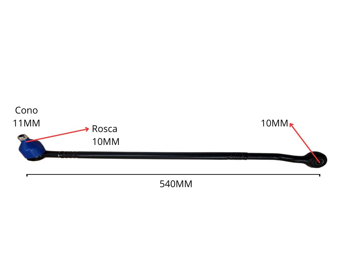 Barra De Direccion Volkswagen Gol I/Saveiro/Parati/Amazon-Senda 80-95 Der