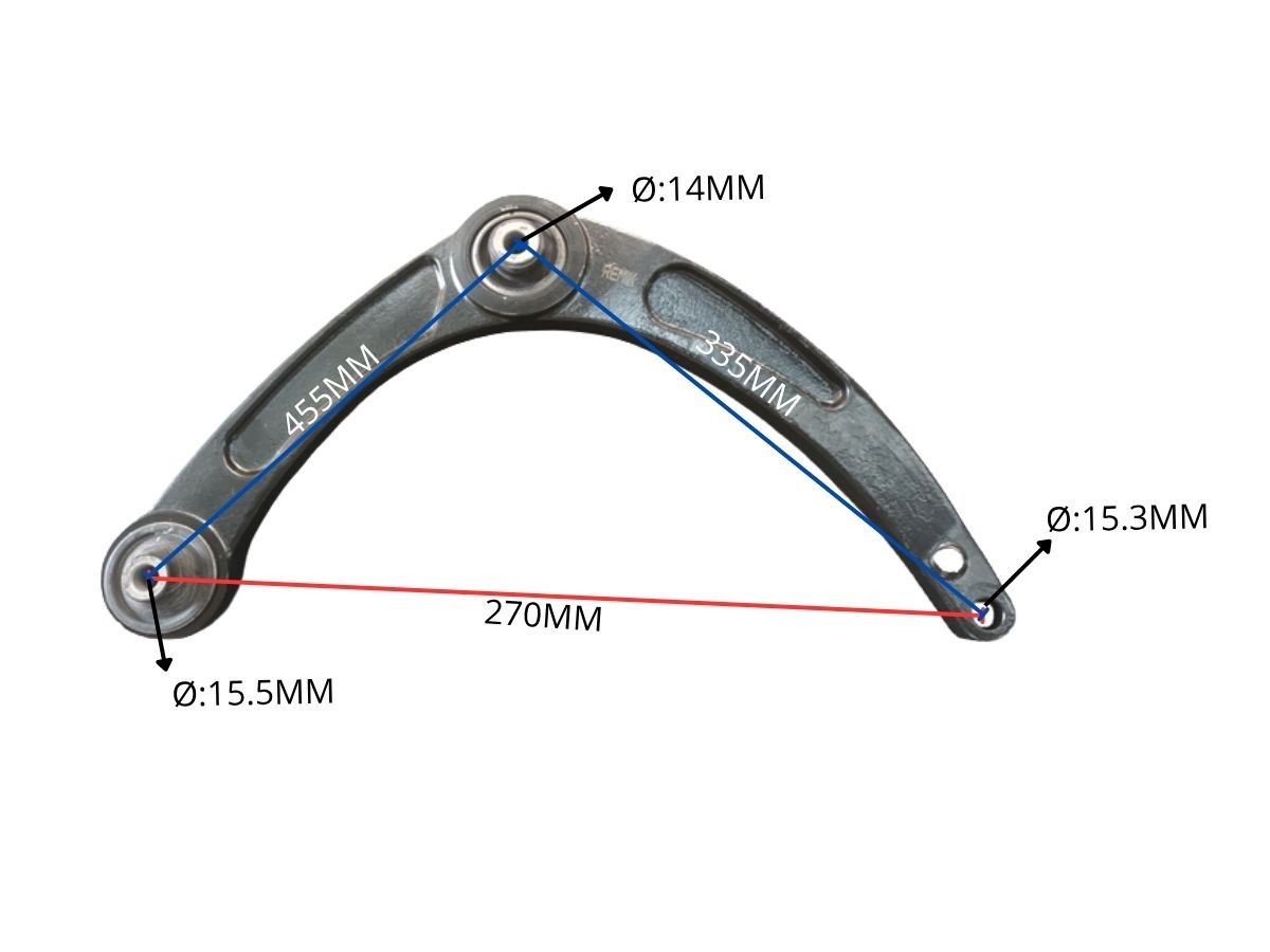 Brazo Suspension Citroen C4/C4 Picasso Grand Picasso Berlingo Peug 307 Partner 00-25 Der