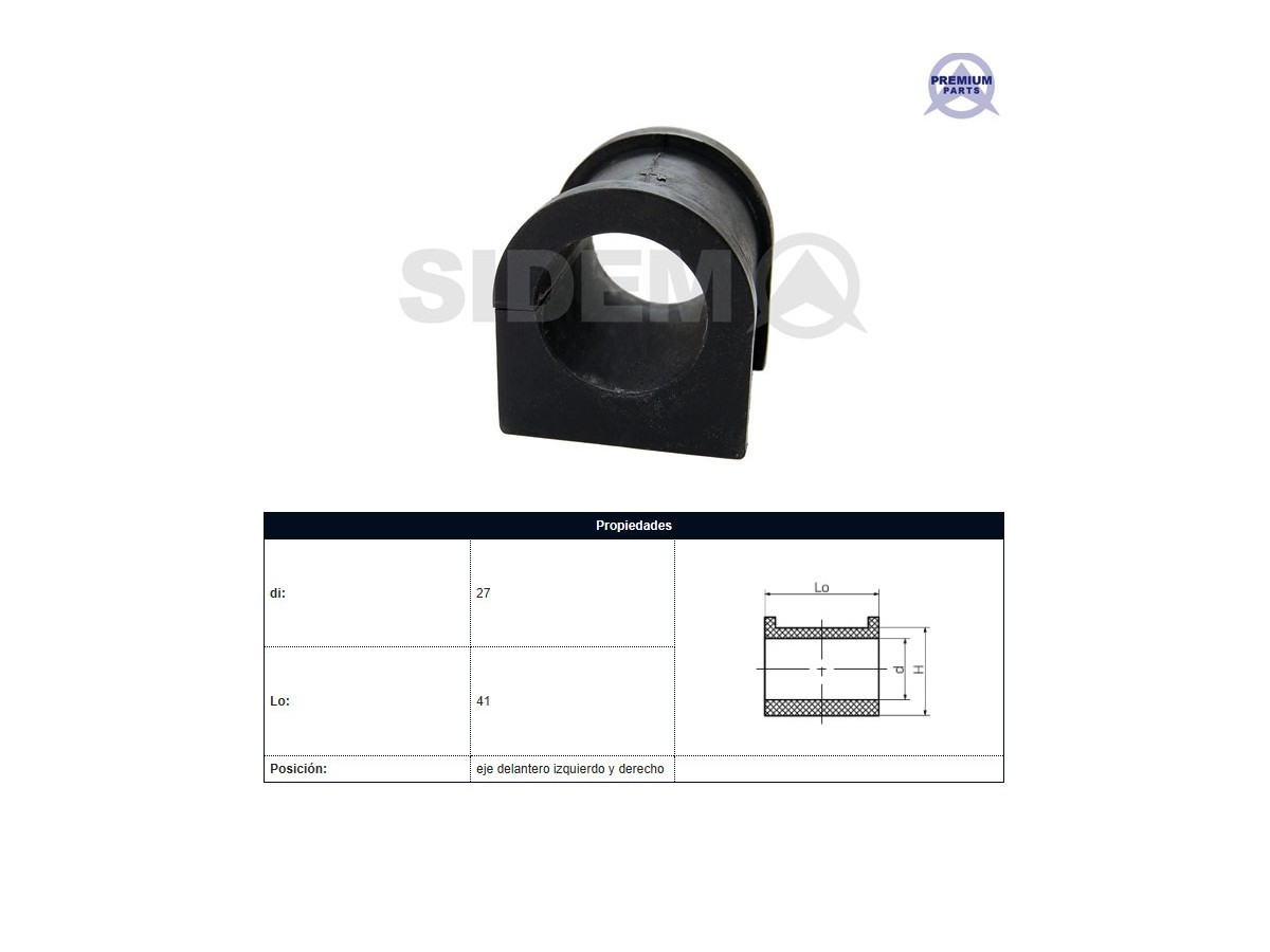 Buje Mitsubishi L200 01-06 Der/Izq