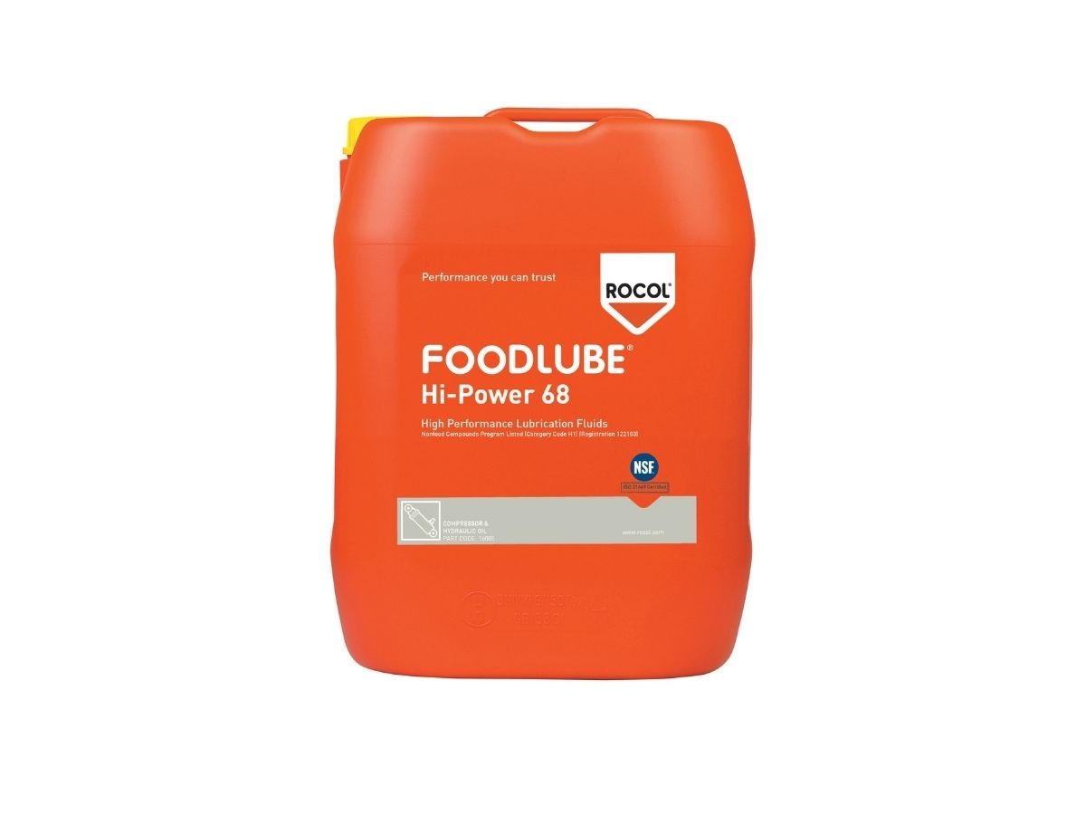 Aceite Hidraulico Industrial Sintetico De Base Pao Con Una Viscosidad Iso Vg 68 Foodlube Hi Power 68 1 Lt