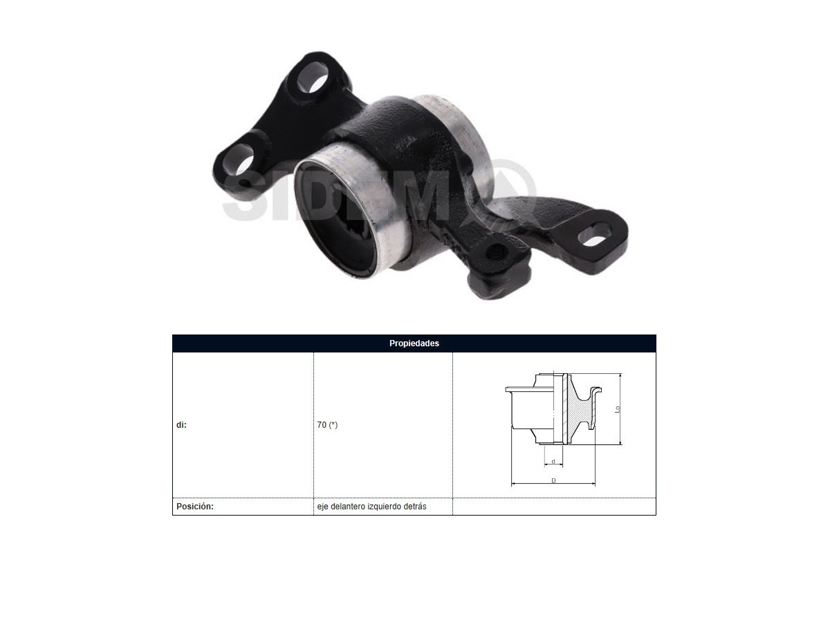 Soporte Parilla Del  BMW X1 Xdrive 25I T (F48)/X1 Sdrive 18I City (F48)/X1 Sdrive 20I T (F48)/X1 Sdrive 18 Diesel (F48) 15-25 Izq