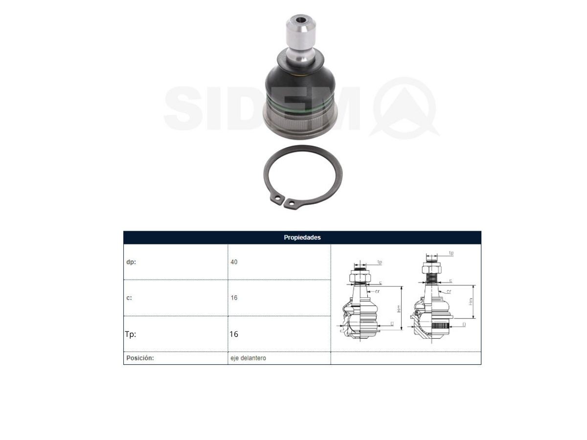 Rotula Delantera Hyundai I10, Kia Picanto 07-13 Der/Izq