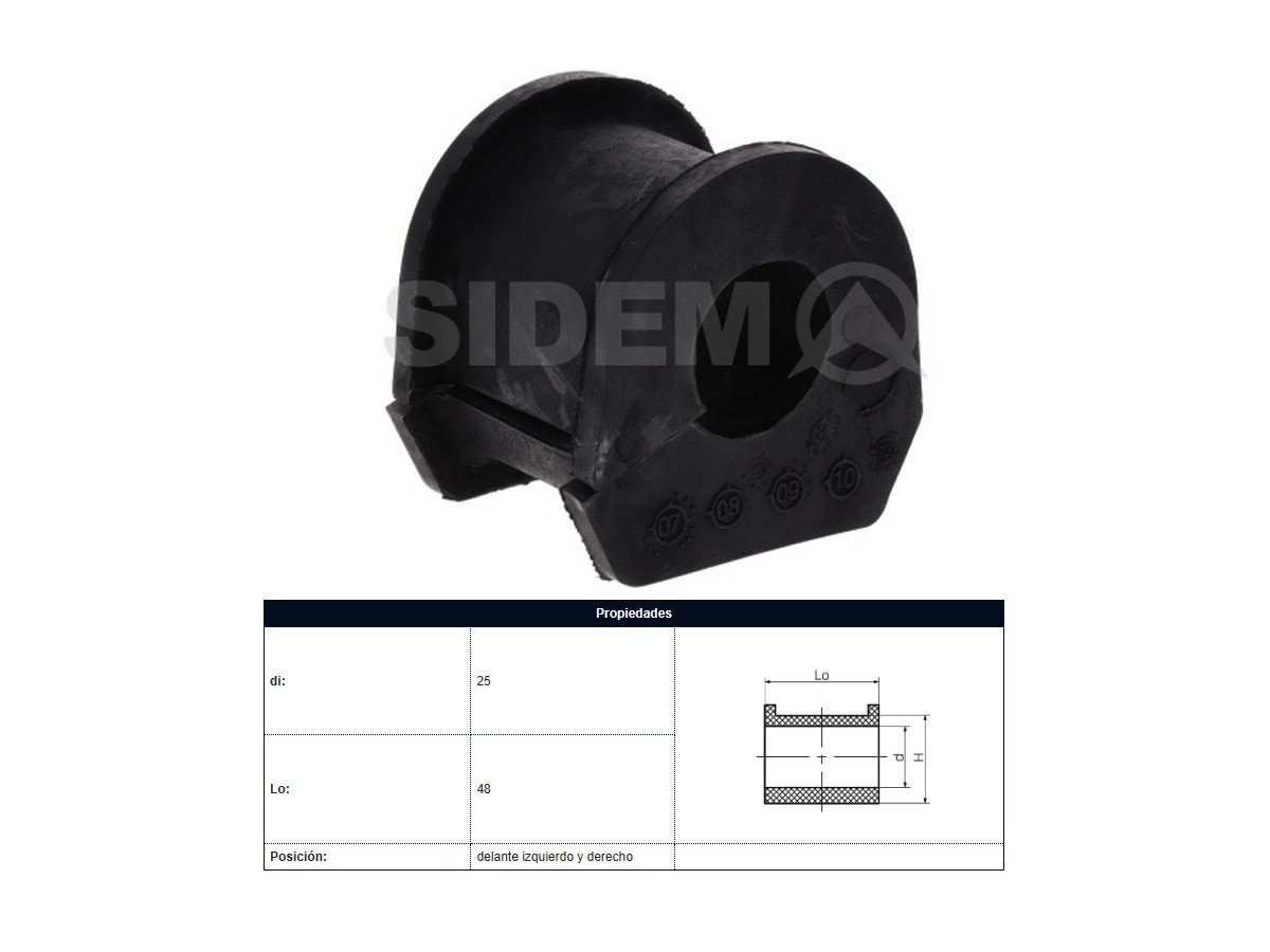 Buje Mitsubishi L200 07-14 Der/Izq