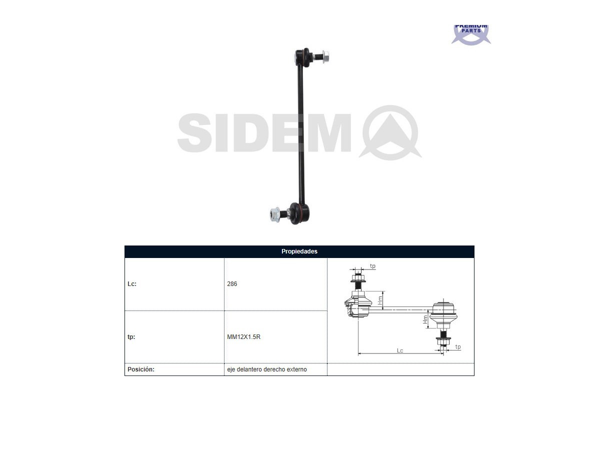 Bieleta Chevrolet Tracker Ii Nafta 13-16 Der